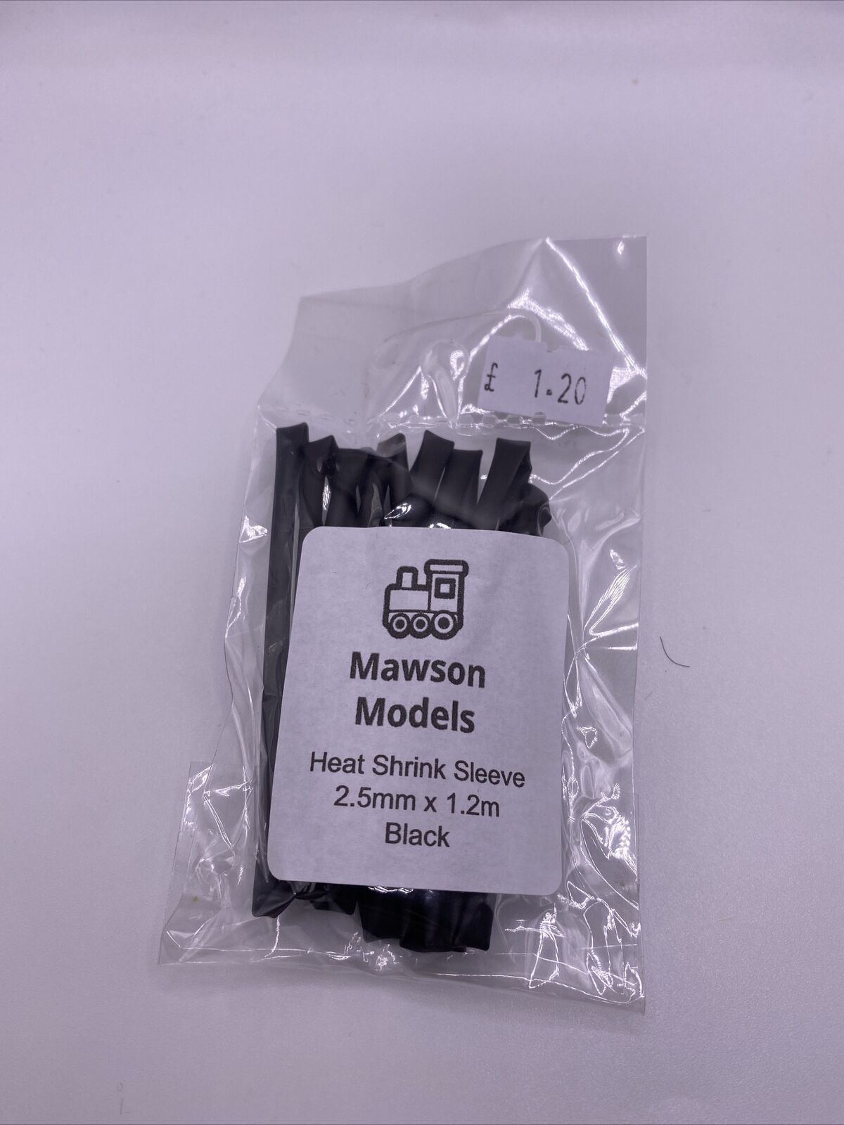 Heat Shrink Sleeve 2.5mm x 1.2m Black