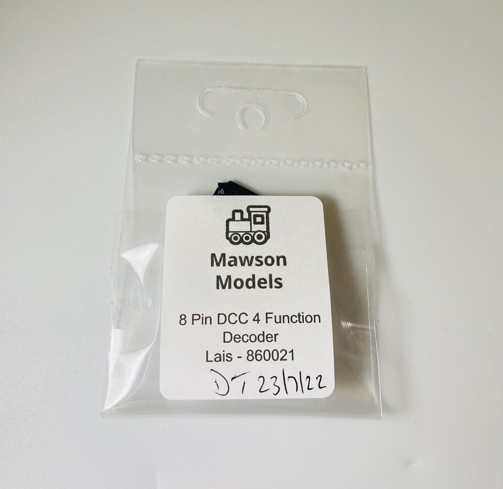 Decodificador DCC LaisDcc 860021 – 8 Pines NEM652, Control Para Motor Y 4 Funciones, Para Modelismo Ferroviario Decodificador Digital Maquetas