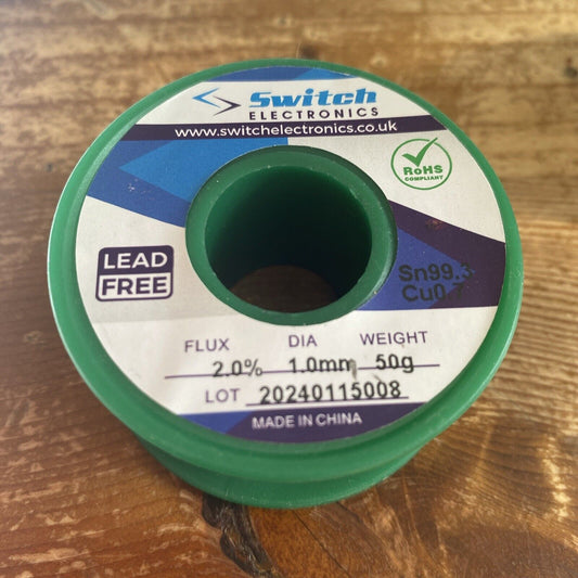 Lead Free Solder Wire 50g