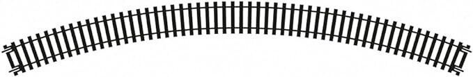 Hornby R609 Double Curve 3rd Radius Track (Pack Of 8) Full Circle
