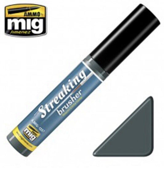 STREAKING Brusher Warm Dirty Grey 10ml Brush in cap Ammo By Mig Jimenez