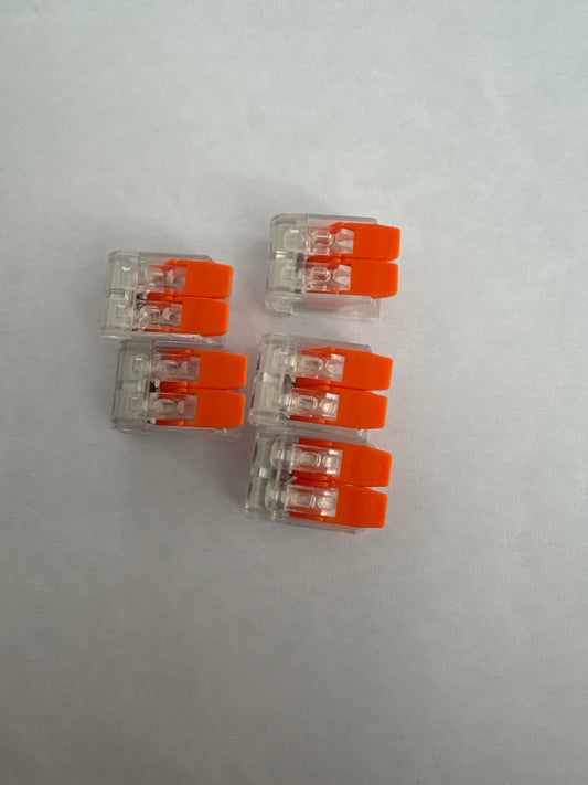 2-Way Compact Lever Connector (Pack of 5)