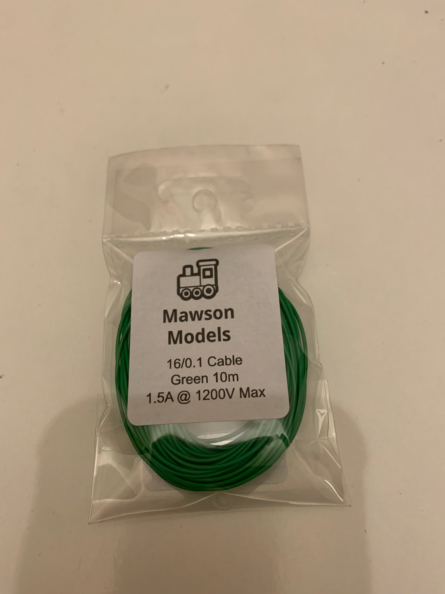 16/0.1 Cable/Wire Green 10m