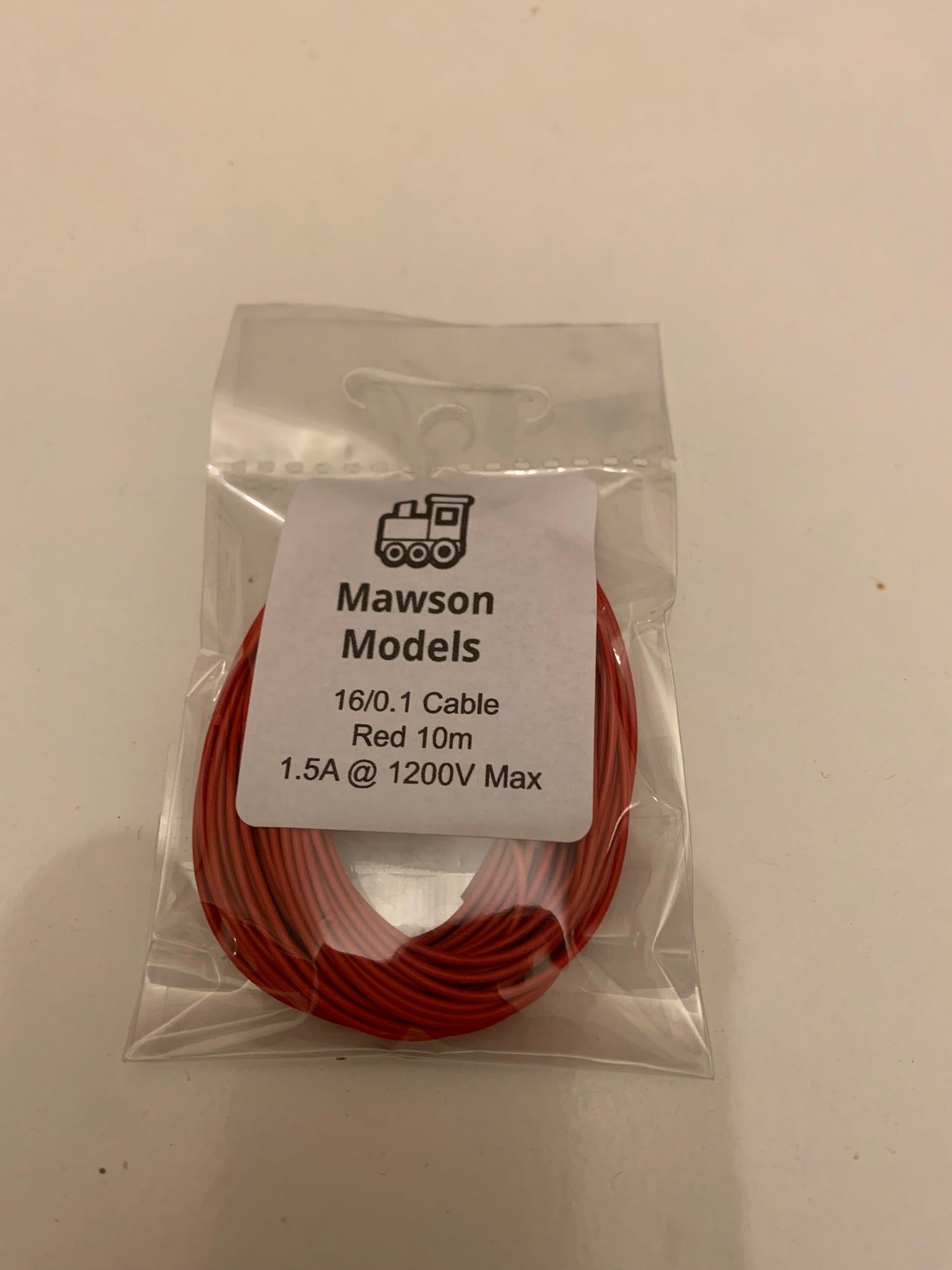 16/0.1 Cable/Wire Red 10m