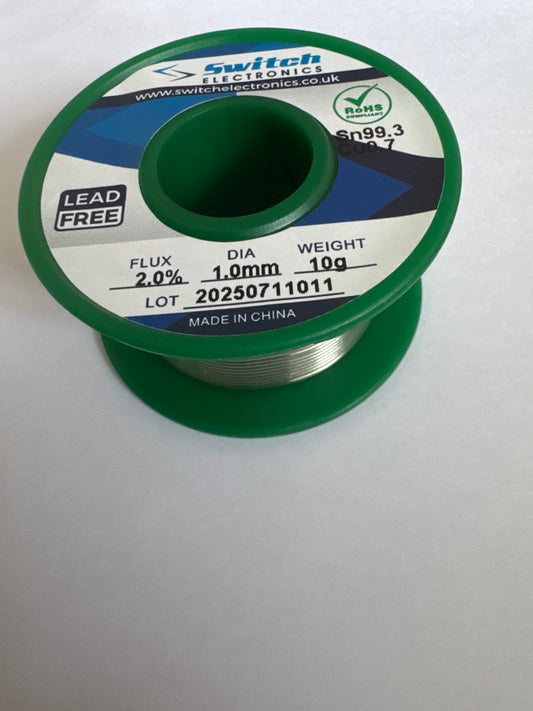 Lead free solder wire 10g