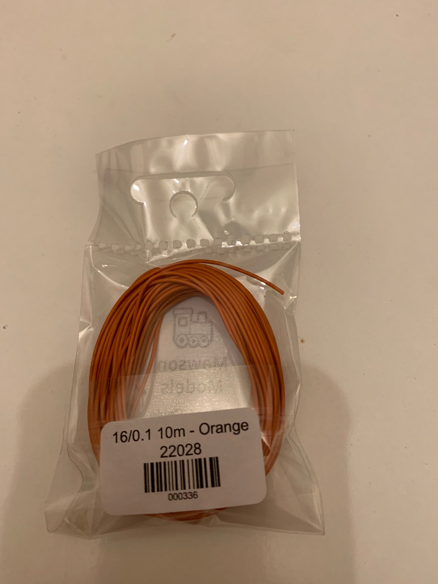 16/0.1 Cable/Wire Orange10m