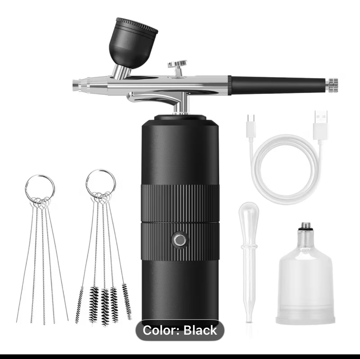 Portable Airbrush Kit with Compressor