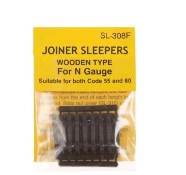 PECO SL-308F Streamline Joiner Sleepers, wooden type for N gauge