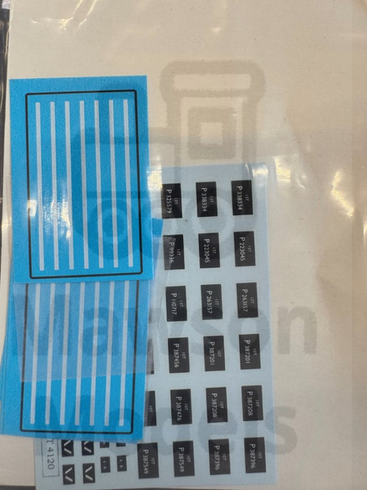 OTW CMR036-BR Ex-Private Owner Wagons BR livery water transfer decals.