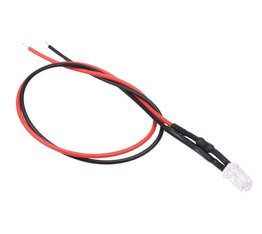 MAWSON MODELS Red Flashing 12V LED's 5mm (5 Pack)