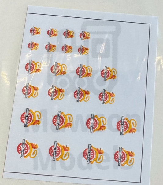 OTW G401 Early BR Lions water transfer decals.